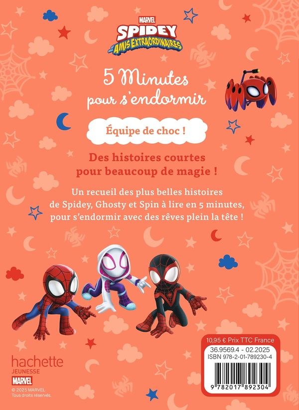 Quatrième de couverture de « Équipe de choc ! : Spidey et ses amis extraordinaires »
