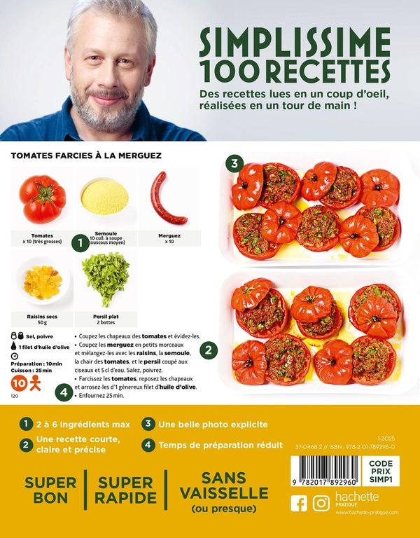 Quatrième de couverture de « Cuisiner pour sa tribu »