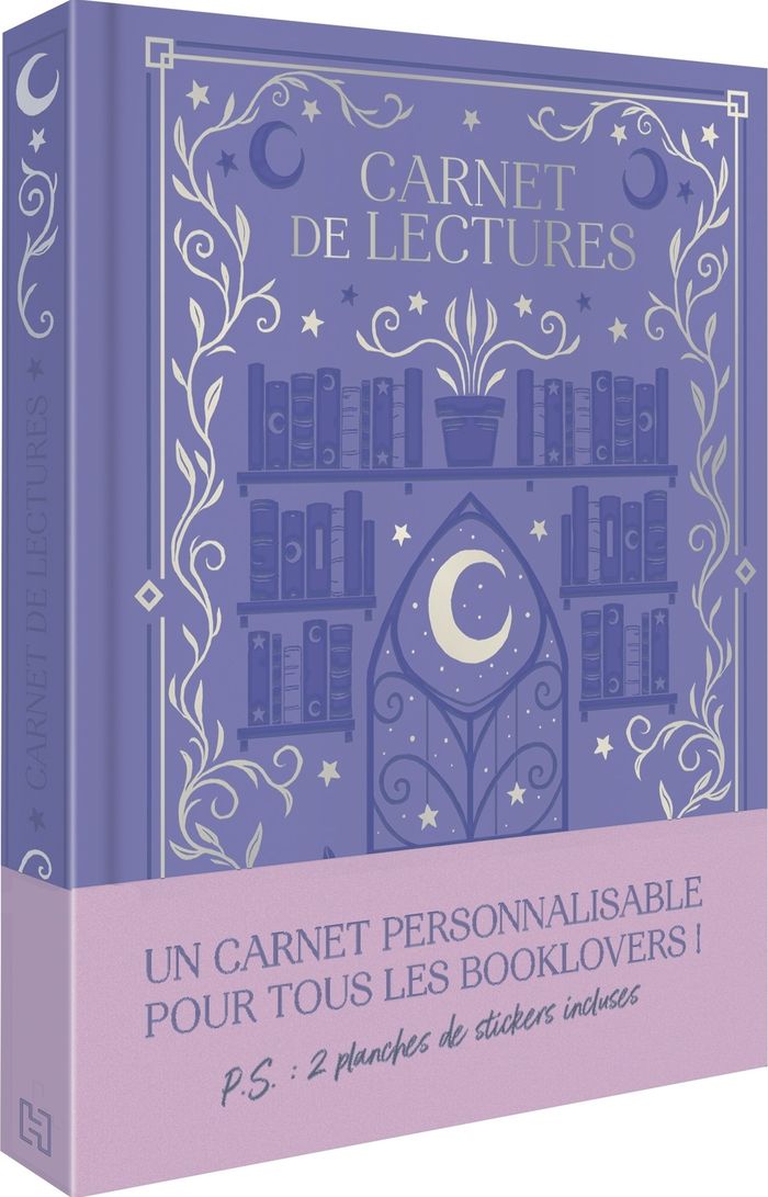 Couverture : CARNET DE LECTURES - NOUVELLE EDITION AUGMENTEE - UN CARNET PERSONNALISABLE POUR TOUS LES BOOKLOVERS