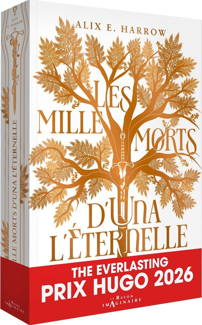 Couverture du livre « LES MILLE MORTS D'UNA L'ETERNELLE - PRIX HUGO DU ROMAN 2026 » de E. Harrow Alix, librairie Les Contes Infusés à Corte