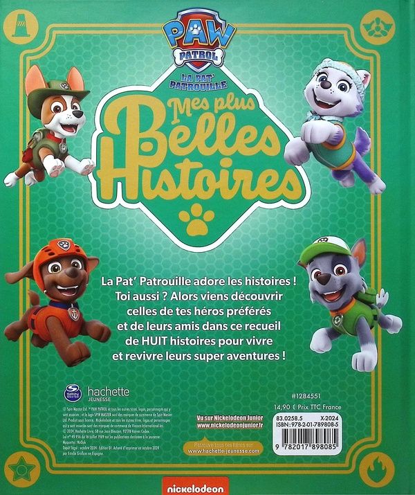 Quatrième de couverture de « Mes plus belles histoires »