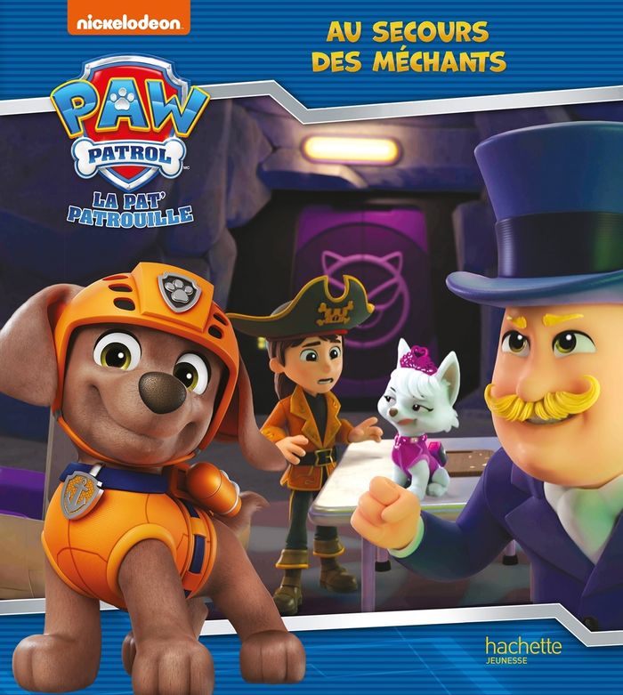 Couverture du livre « LA PAT' PATROUILLE - AU SECOURS DES MECHANTS - ALBUM D'HISTOIRE » de Nickelodeon, librairie Les Contes Infusés à Corte