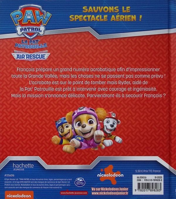 Quatrième de couverture de « Sauvons le spectacle aérien ! »