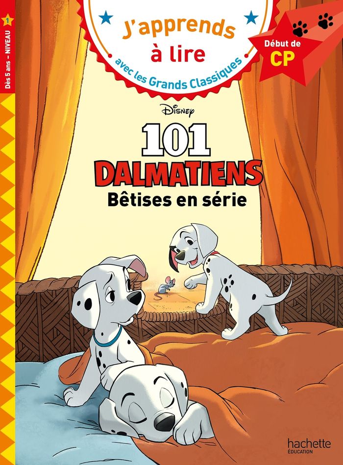Couverture du livre « 101 dalmatiens : bêtises en série » de Walt Disney company, librairie Les Contes Infusés à Corte