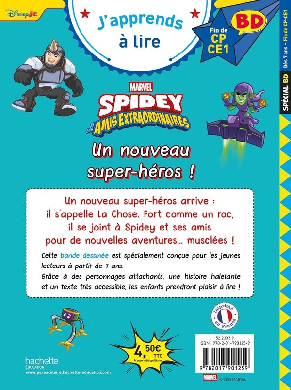 Quatrième de couverture de « Un nouveau super-héros ! »
