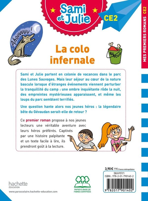 Quatrième de couverture de « La colo infernale »