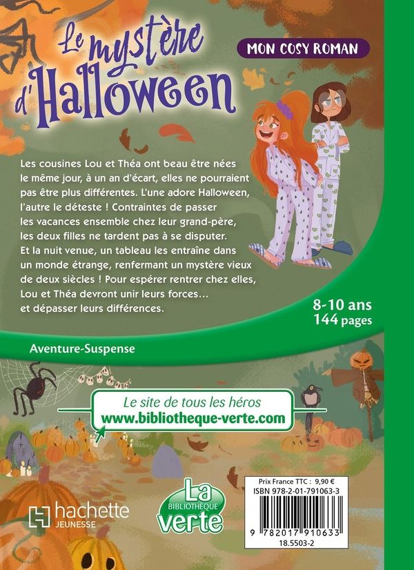 Quatrième de couverture de « MON COSY ROMAN XXL - LE MYSTERE D'HALLOWEEN »