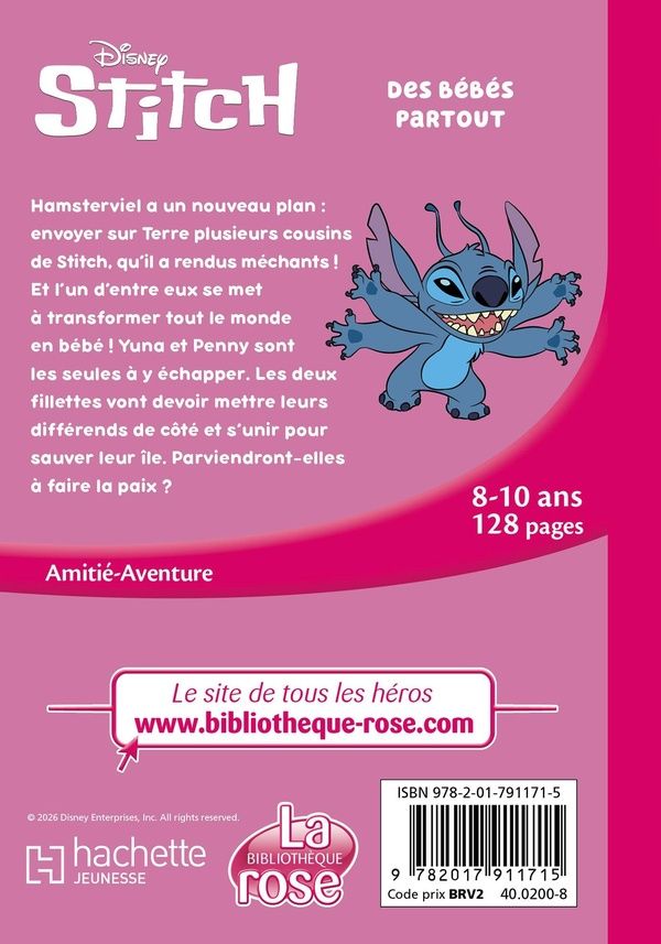 Quatrième de couverture de « STITCH !, TOME 28 - DES BEBES PARTOUT »