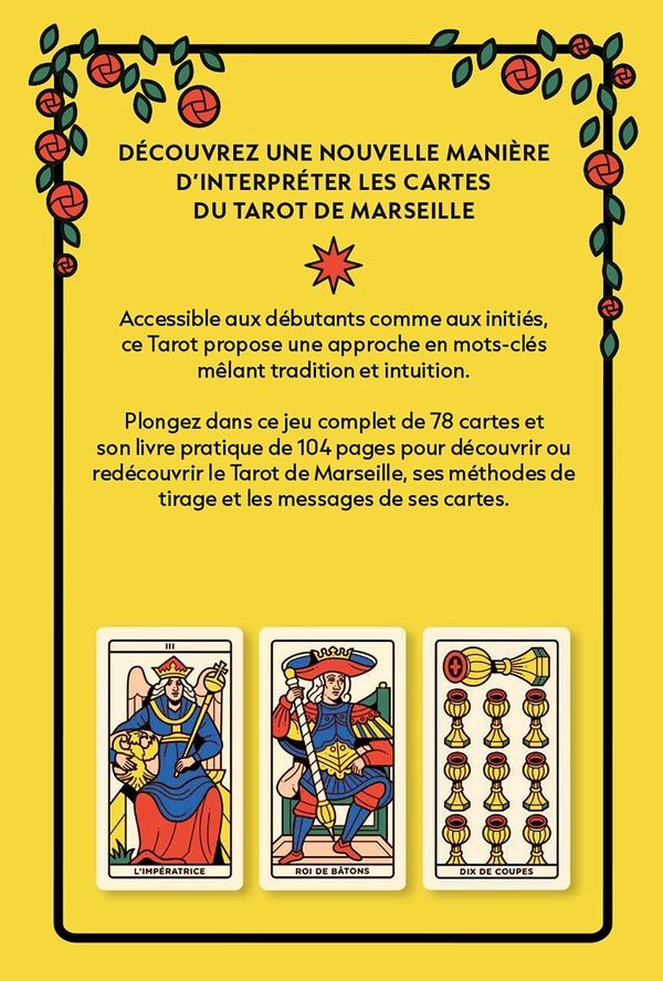 Quatrième de couverture de « LE MINI TAROT DE MARSEILLE »