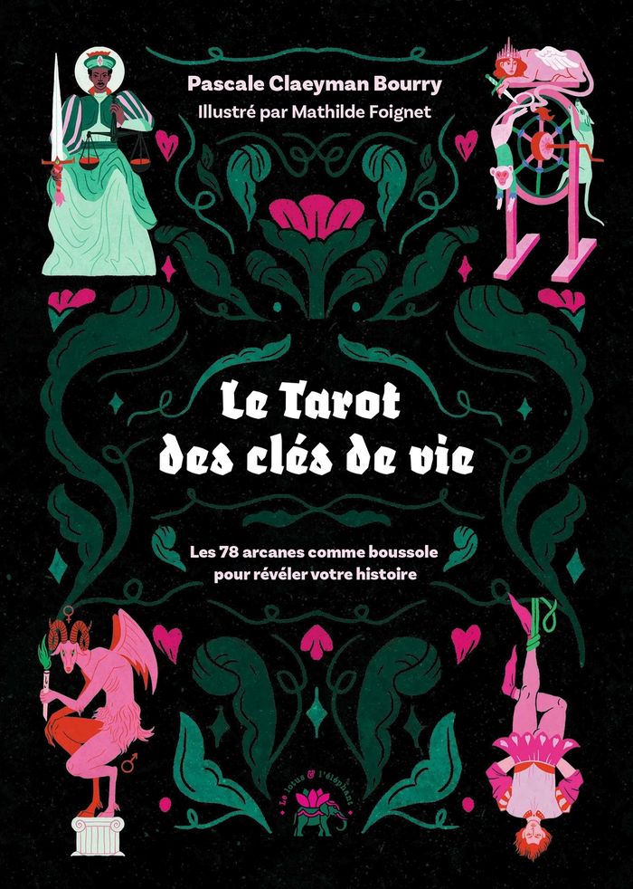 Couverture du livre « Le tarot des clés de vie : les 78 arcanes comme boussole pour révéler votre histoire », librairie Les Contes Infusés à Corte
