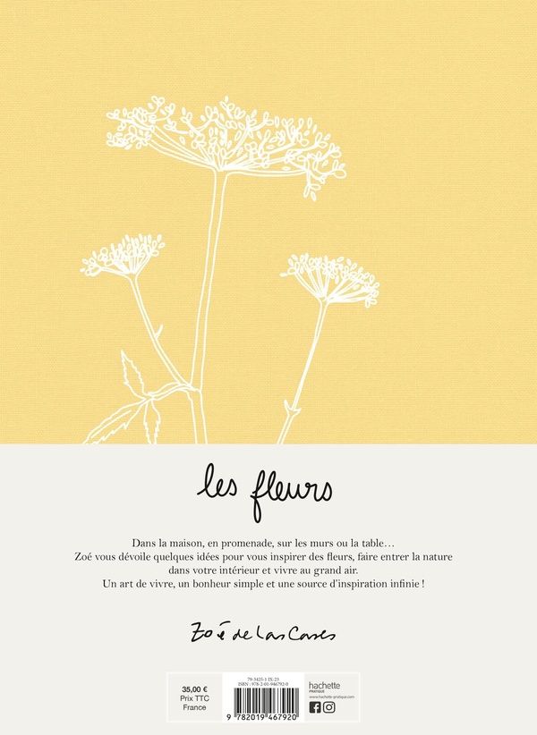 Quatrième de couverture de « Les fleurs : une collection d'idées pour fleurir son quotidien »