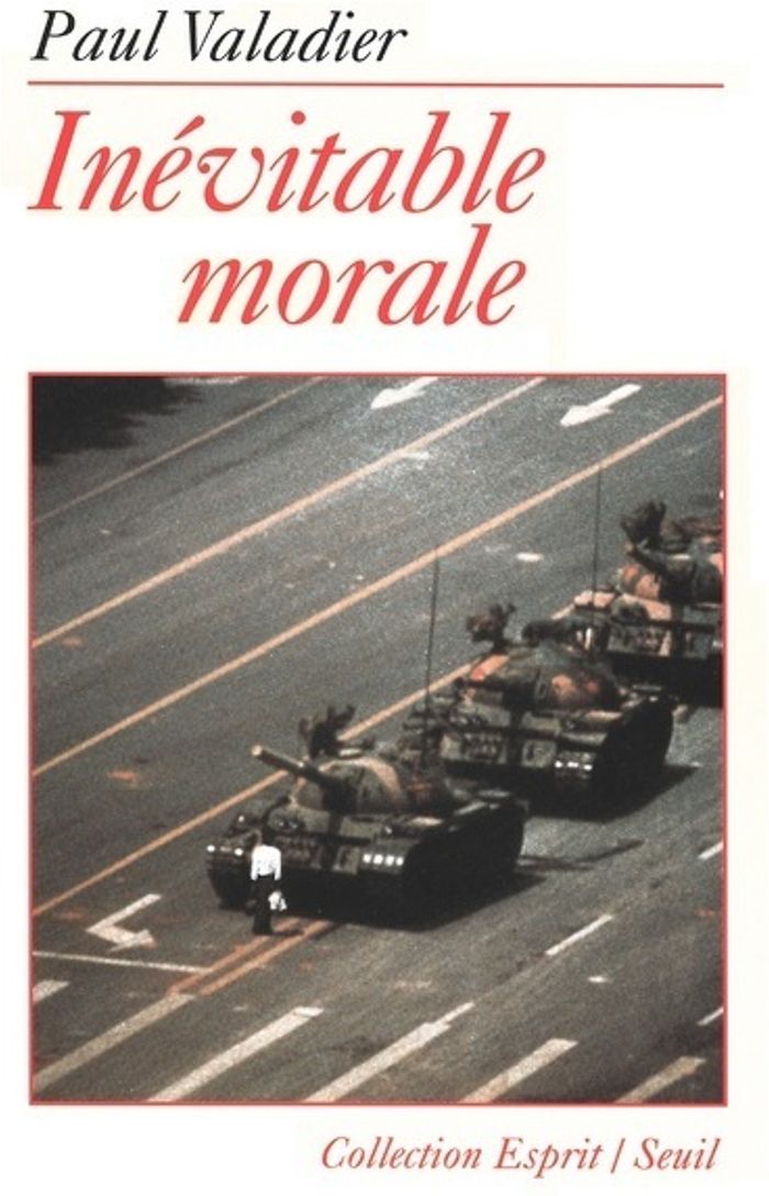 Couverture du livre « INEVITABLE MORALE » de Paul Valadier, librairie Les Contes Infusés à Corte