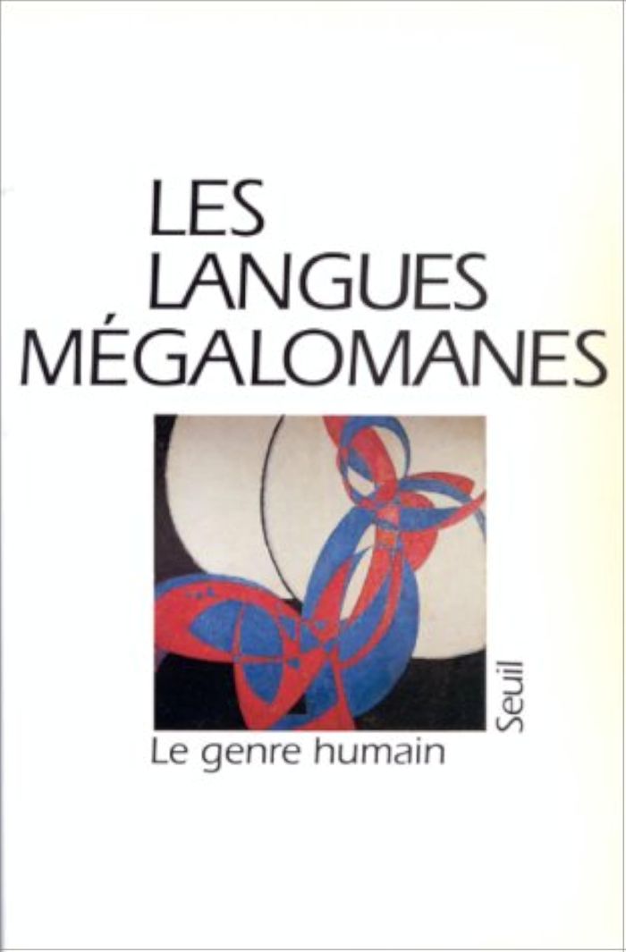Couverture du livre « LE GENRE HUMAIN, N 21 - LES LANGUES MEGALOMANES » de Xxx, librairie Les Contes Infusés à Corte
