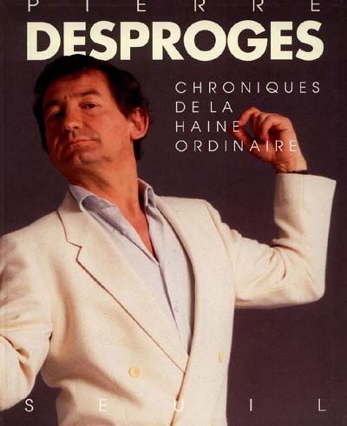 Couverture du livre « CHRONIQUES DE LA HAINE ORDINAIRE » de Pierre Desproges, librairie Les Contes Infusés à Corte