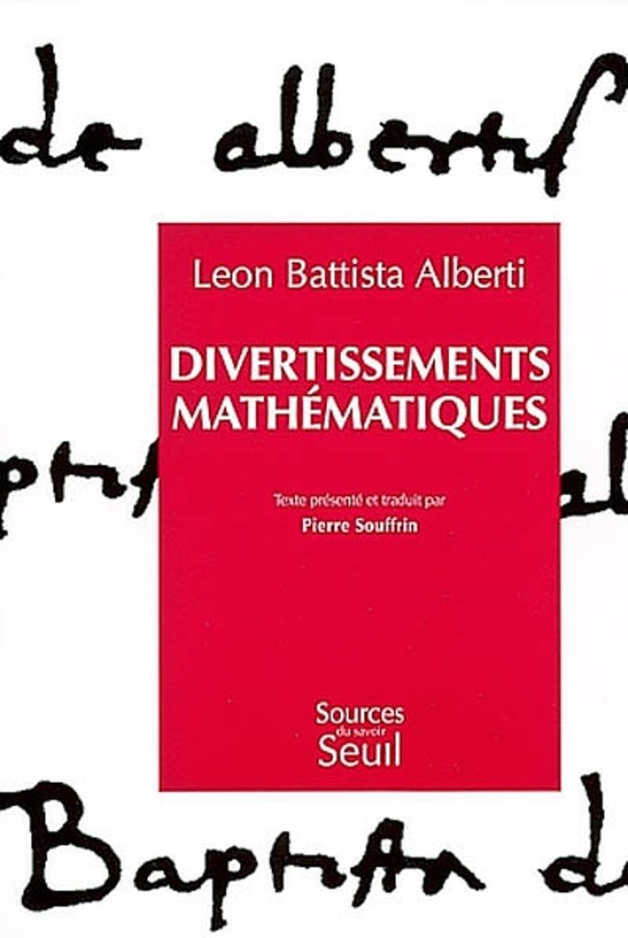 Couverture du livre « DIVERTISSEMENTS MATHEMATIQUES » de Alberti L B., librairie Les Contes Infusés à Corte