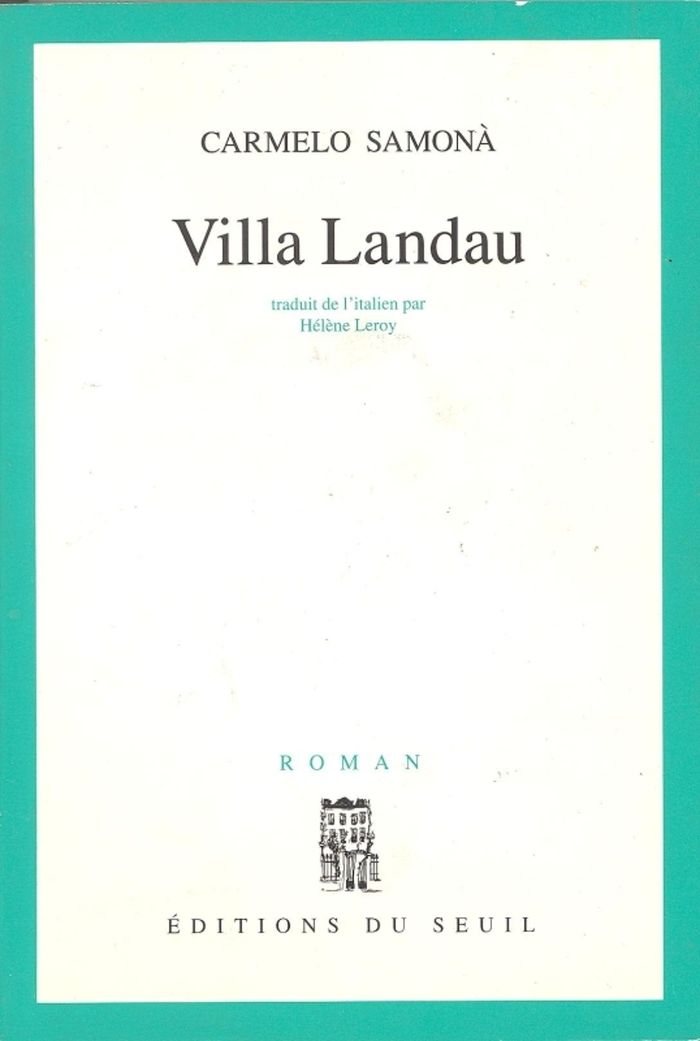 Couverture du livre « VILLA LANDAU », librairie Les Contes Infusés à Corte
