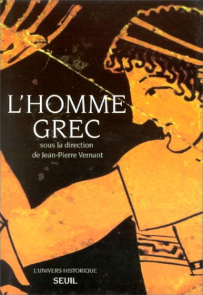 Couverture du livre « L'HOMME GREC » de Jean-Pierre Vernant, librairie Les Contes Infusés à Corte