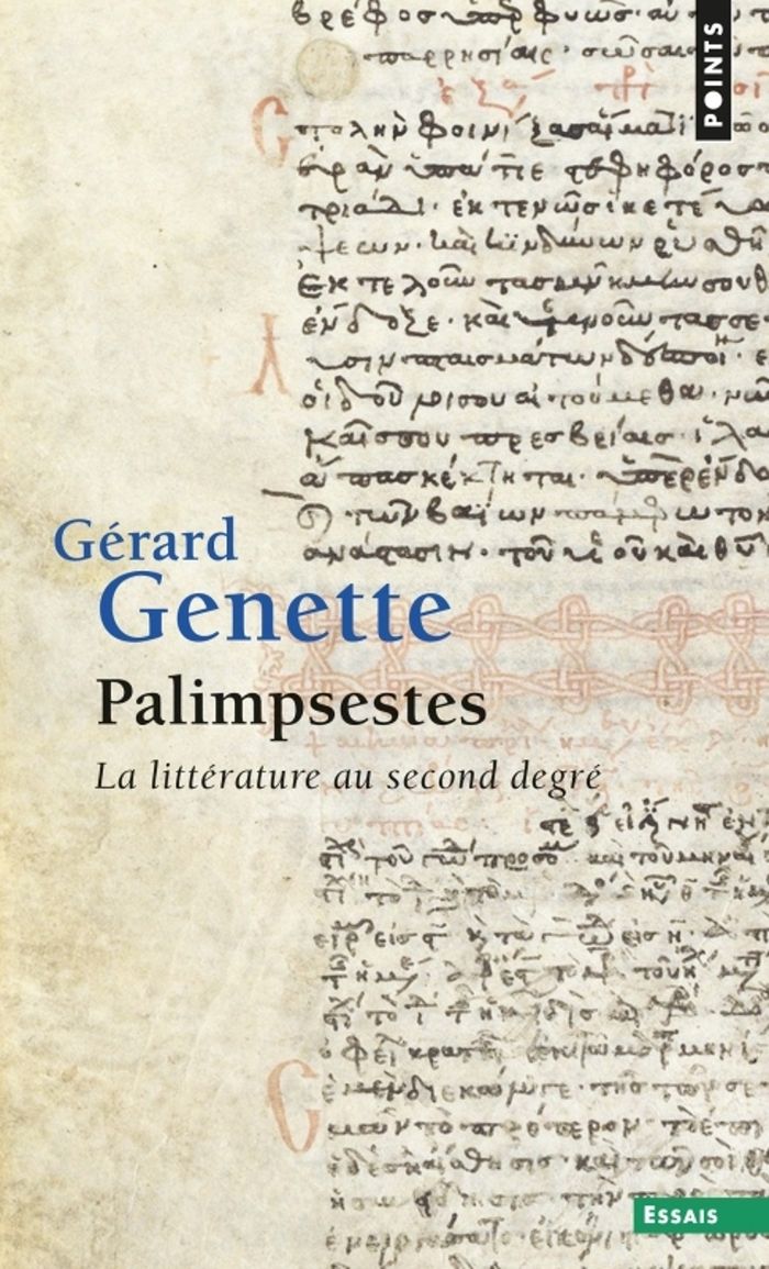 Couverture du livre « PALIMPSESTES - LA LITTERATURE AU SECOND DEGRE » de Gerard Genette, librairie Les Contes Infusés à Corte