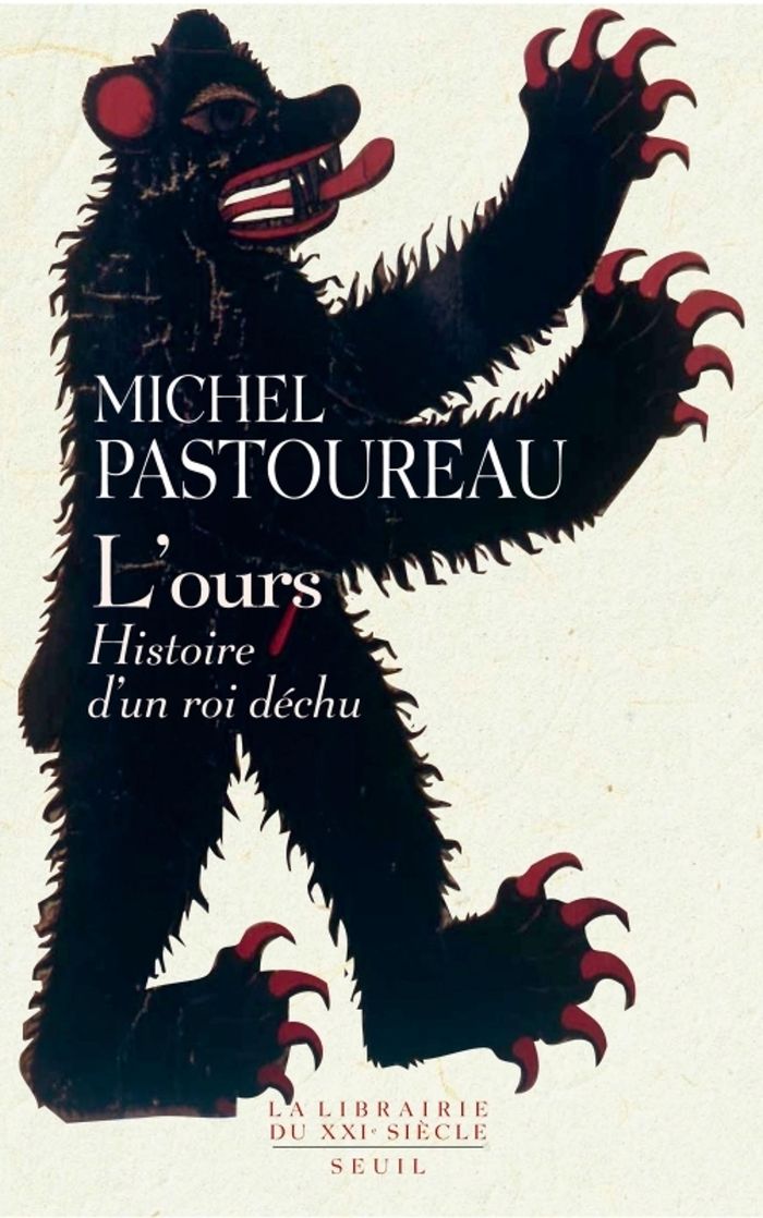 Couverture du livre « L'ours : histoire d'un roi déchu » de Michel Pastoureau, librairie Les Contes Infusés à Corte