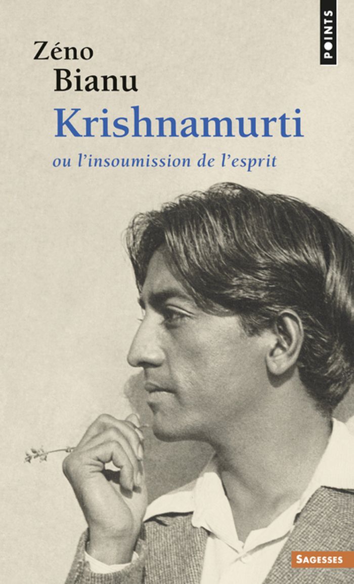 Couverture du livre « KRISHNAMURTI. OU L'INSOUMISSION DE L'ESPRIT » de Zeno Bianu, librairie Les Contes Infusés à Corte