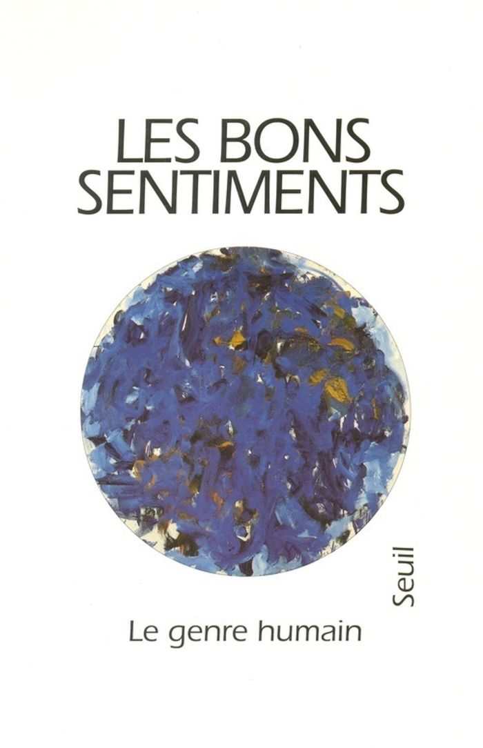 Couverture du livre « LE GENRE HUMAIN, N 29 - LES BONS SENTIMENTS » de Collectif, librairie Les Contes Infusés à Corte