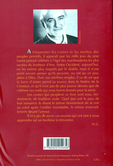 Quatrième de couverture de « LE LIVRE DES AMOURS - CONTES DE L'ENVIE D'ELLE ET DU DESIR DE LUI »