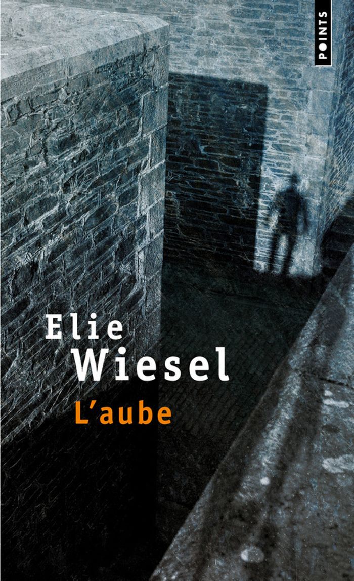 Couverture du livre « L'AUBE » de Elie Wiesel, librairie Les Contes Infusés à Corte