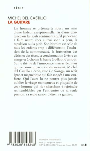 Quatrième de couverture de « LA GUITARE »