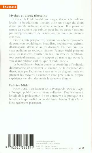 Quatrième de couverture de « Mythes et dieux tibétains : une entrée dans le monde sacré »