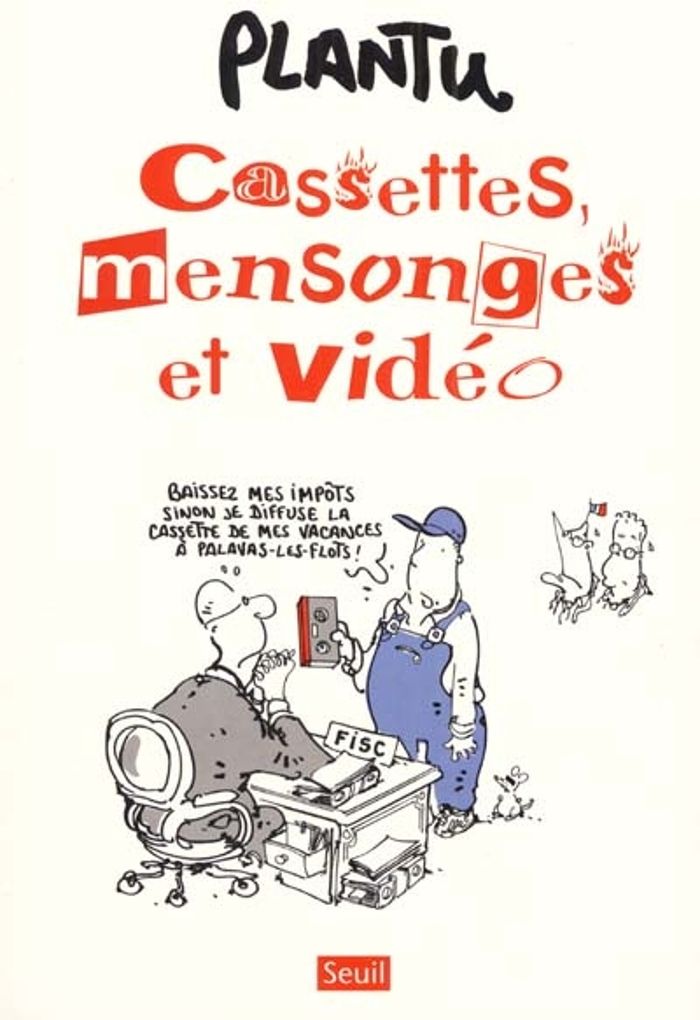 Couverture du livre « CASSETTES, MENSONGES ET VIDEO », librairie Les Contes Infusés à Corte