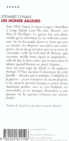 Quatrième de couverture de « UN MONDE AILLEURS »