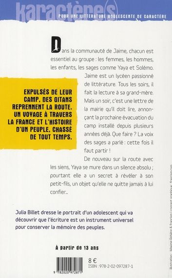 Quatrième de couverture de « Alors, partir ? »