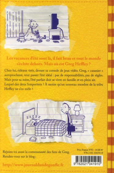 Quatrième de couverture de « JOURNAL D'UN DEGONFLE - TOME 4 - CA FAIT SUER ! - JOURNAL D'UN DEGONFLE, TOME 4 »