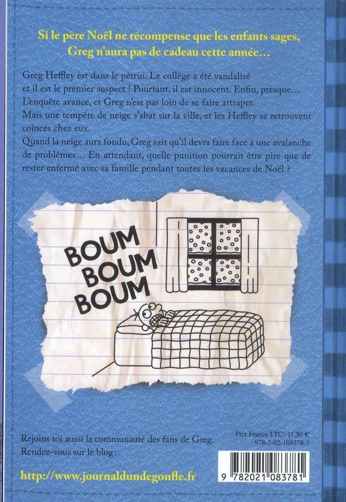 Quatrième de couverture de « JOURNAL D'UN DEGONFLE - TOME 6 - CARREMENT CLAUSTRO - JOURNAL D'UN DEGONFLE, TOME 6 »