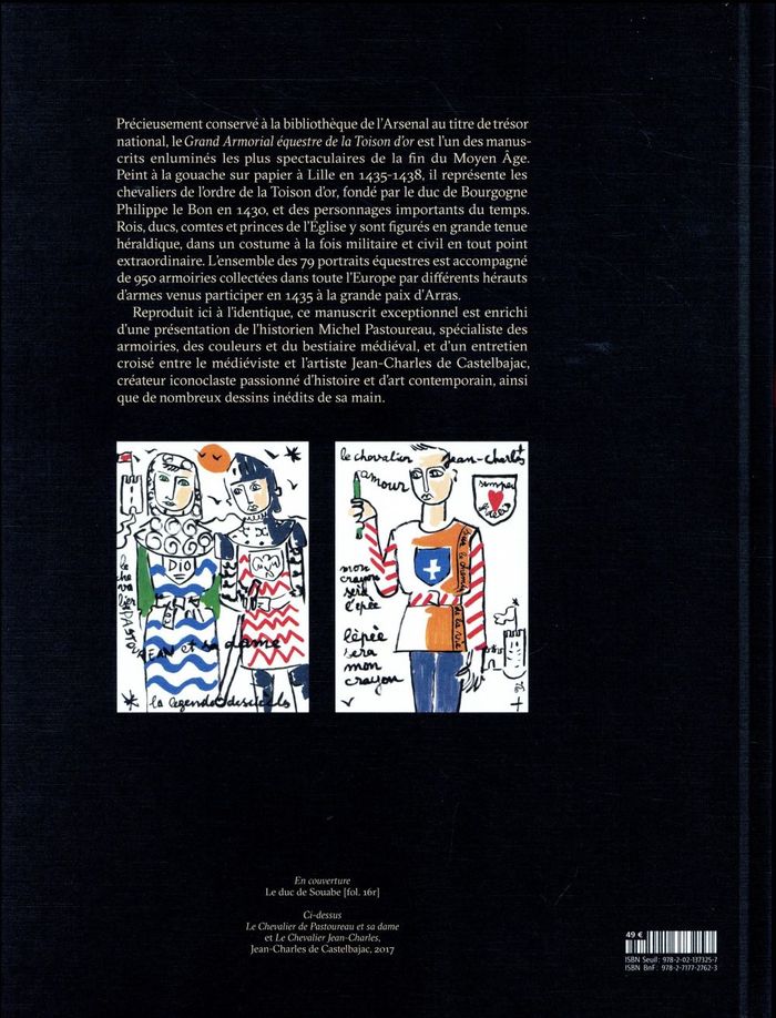 Quatrième de couverture de « Le grand armorial équestre de la Toison d'or »