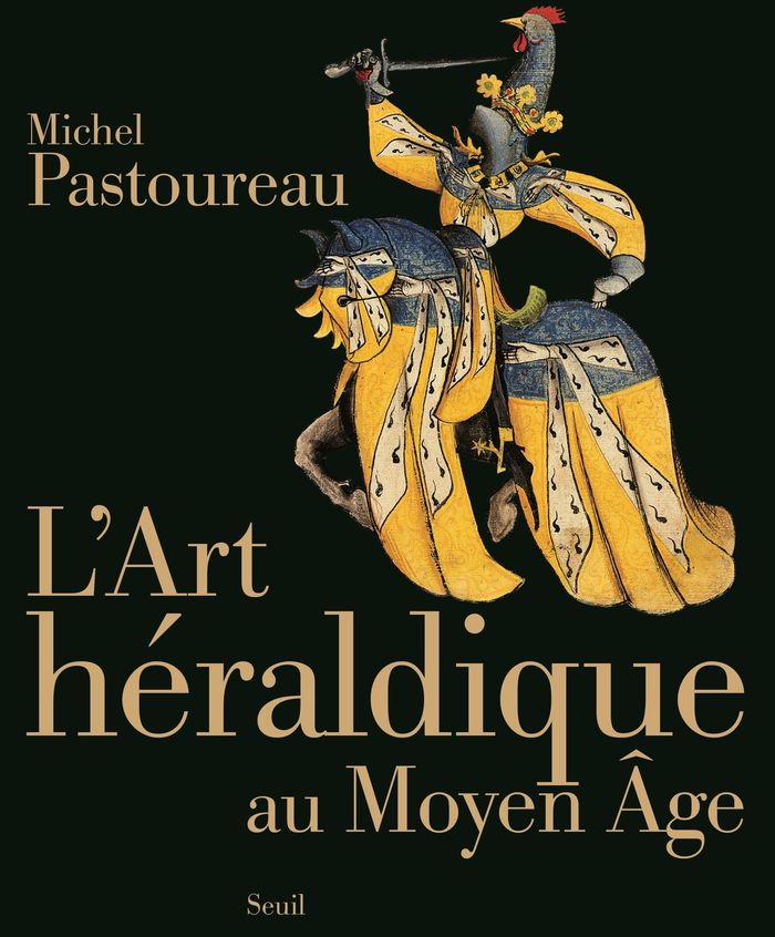 Couverture du livre « L'art héraldique au Moyen âge » de Michel Pastoureau, librairie Les Contes Infusés à Corte