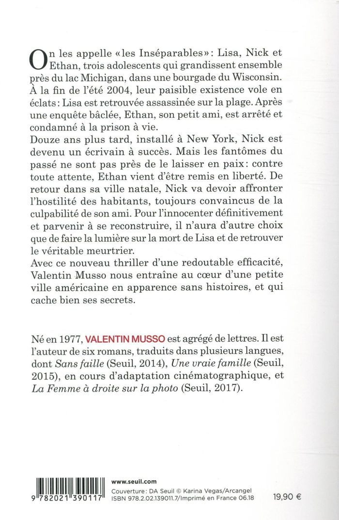 Quatrième de couverture de « Dernier été pour Lisa : roman »