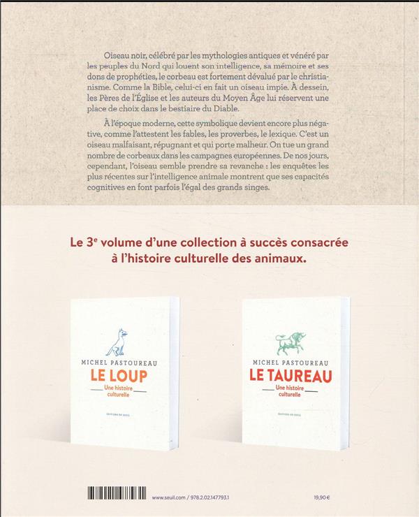 Quatrième de couverture de « Le corbeau : une histoire culturelle »