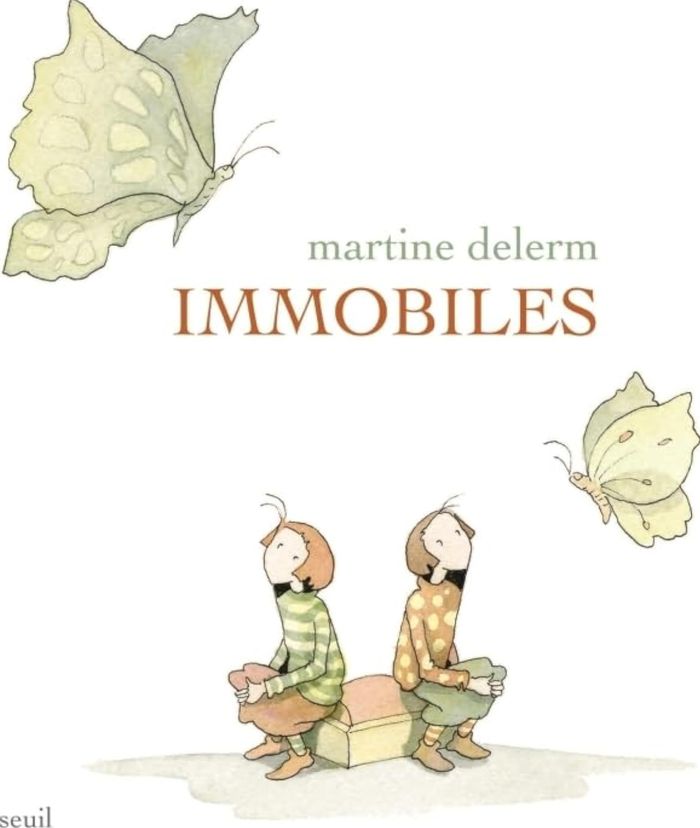 Couverture du livre « Immobiles » de Martine Delerm, librairie Les Contes Infusés à Corte
