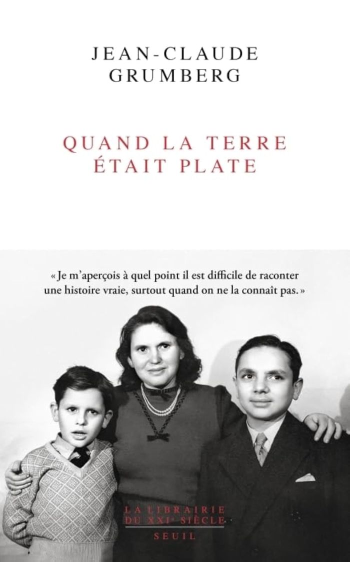 Couverture du livre « Quand la Terre était plate » de Jean-Claude Grumberg, librairie Les Contes Infusés à Corte