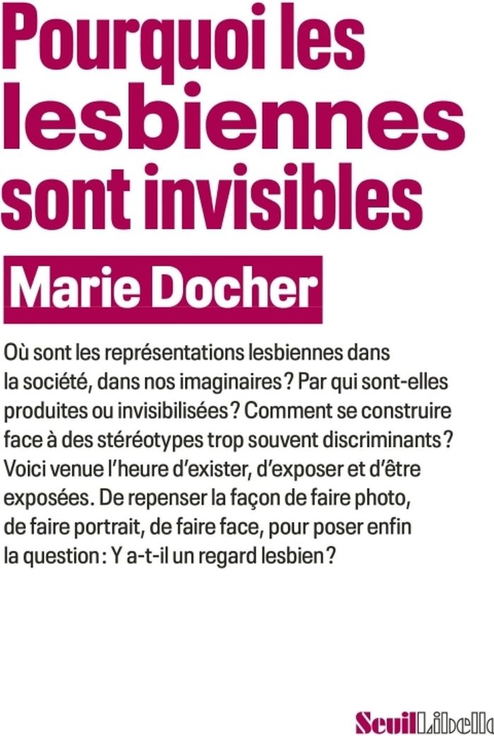Couverture du livre « Pourquoi les lesbiennes sont invisibles » de Marie Docher, librairie Les Contes Infusés à Corte