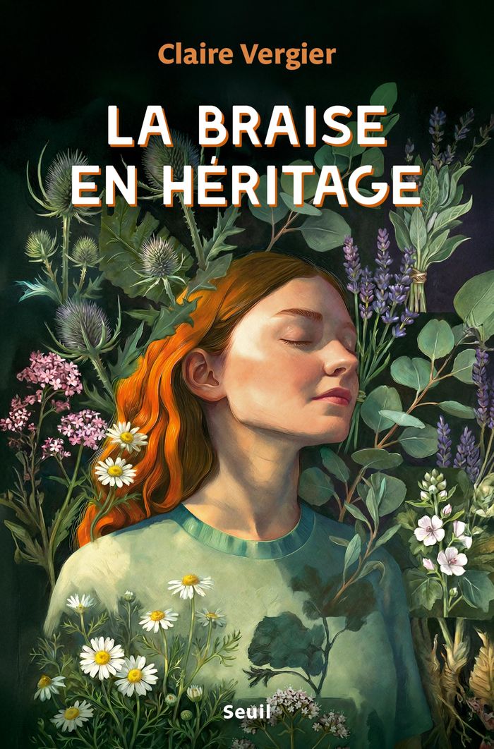 Couverture du livre « LA BRAISE EN HERITAGE » de Claire Vergier, librairie Les Contes Infusés à Corte