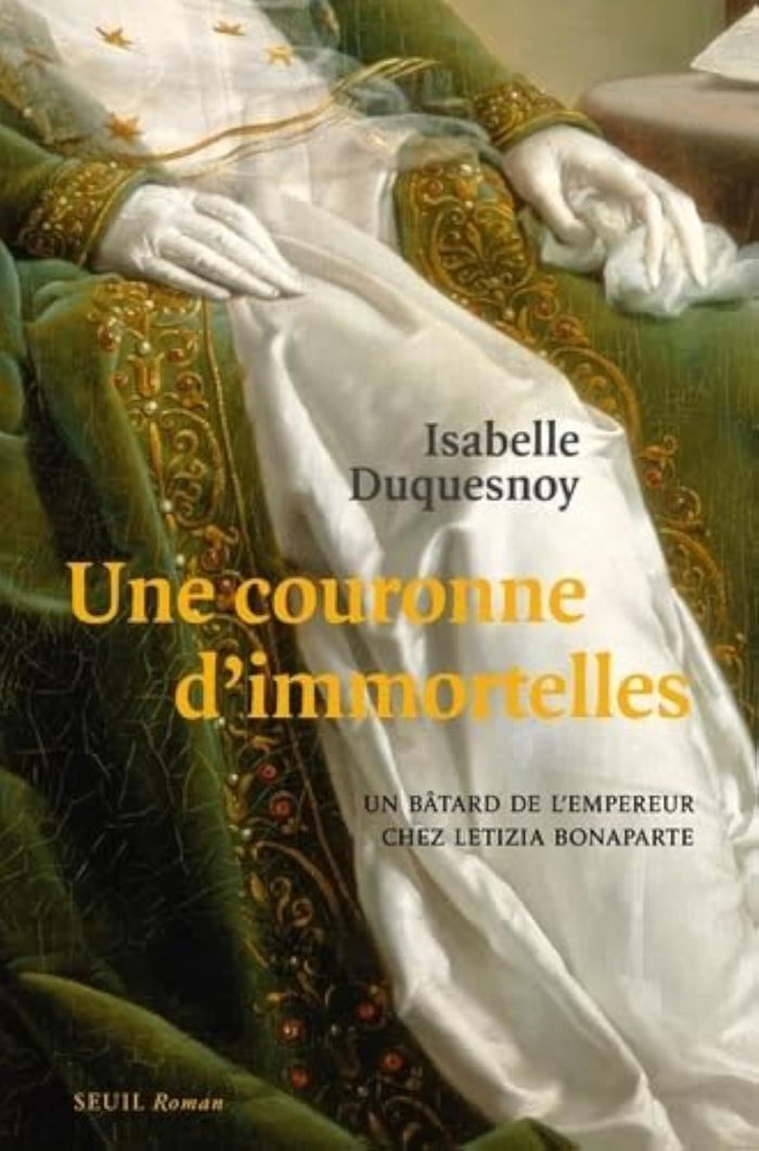 Couverture du livre « UNE COURONNE D'IMMORTELLES », librairie Les Contes Infusés à Corte