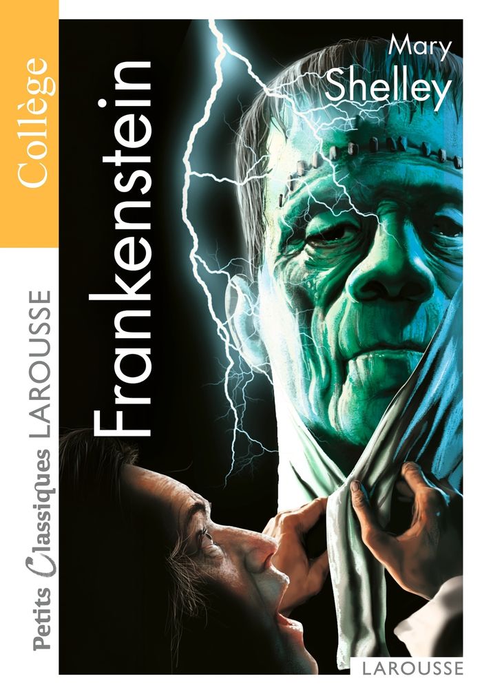 Couverture du livre « Frankenstein ou Le Prométhée moderne : extraits » de Mary Wollstonecraft Shelley, librairie Les Contes Infusés à Corte
