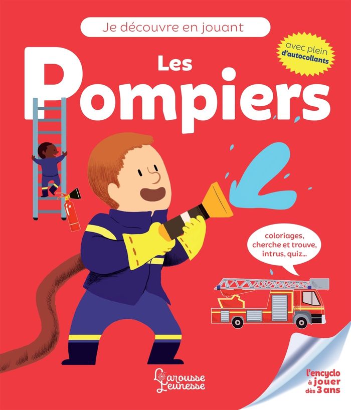 Couverture du livre « Les pompiers » de Aurore Meyer, librairie Les Contes Infusés à Corte