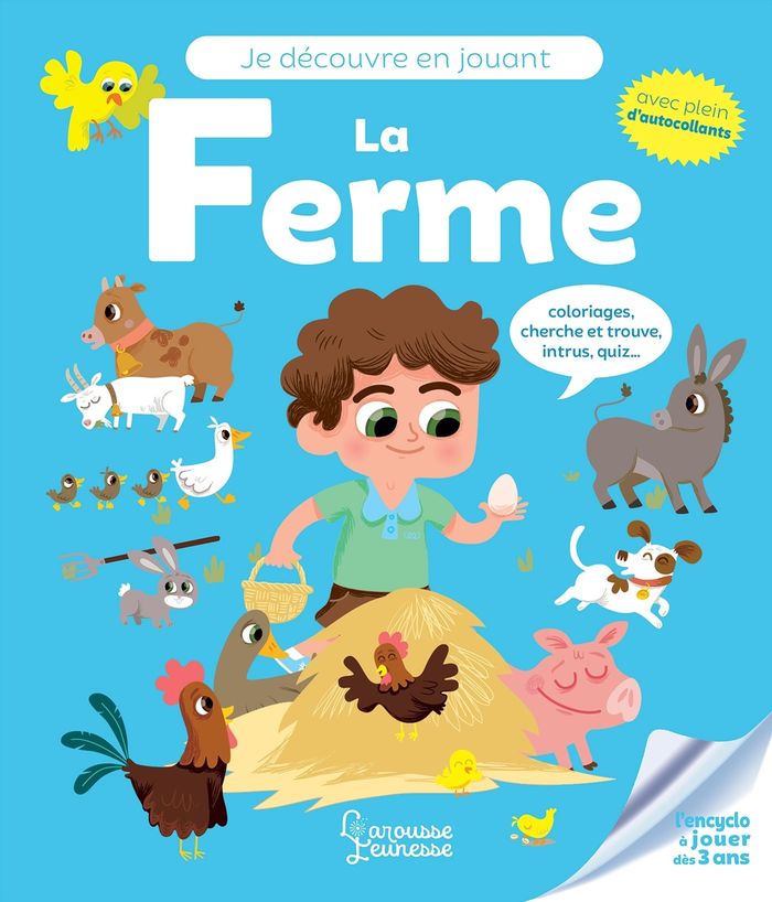 Couverture du livre « La ferme » de Aurore Meyer, librairie Les Contes Infusés à Corte
