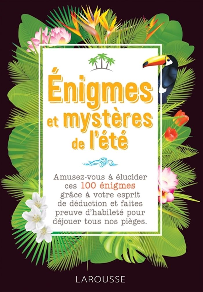 Couverture du livre « Énigmes et mystères de l'été » de Sandra Lebrun, librairie Les Contes Infusés à Corte