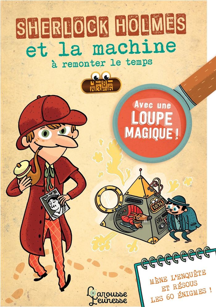 Couverture du livre « Sherlock Holmes et la machine à remonter le temps » de Sandra Lebrun, librairie Les Contes Infusés à Corte