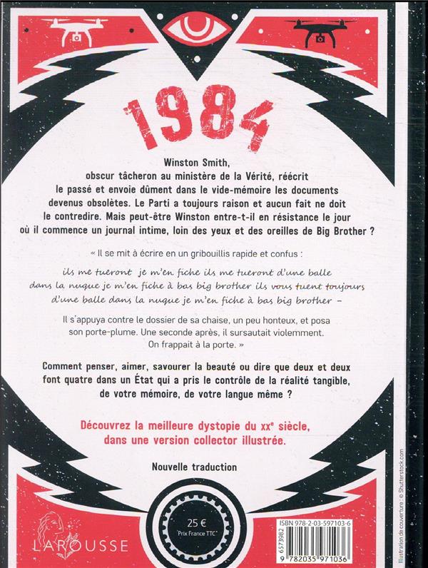 Quatrième de couverture de « 1984 : texte intégral »