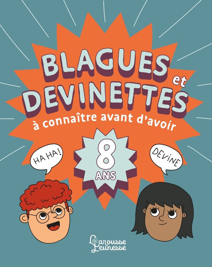 Couverture du livre « Blagues et devinettes à connaître avant d'avoir 8 ans » de Aurore Meyer, librairie Les Contes Infusés à Corte